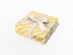 Custom gift box mockup