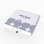 Jewelry gift box mockup