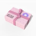 Chocolate gift box mockup