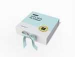 Magnetic gift box mockup