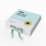 Magnetic gift box mockup