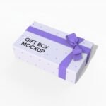 Surprise gift box mockup