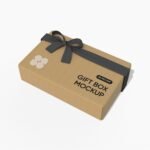 Candy gift box mockup