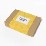 Custom sleeve gift box mockup