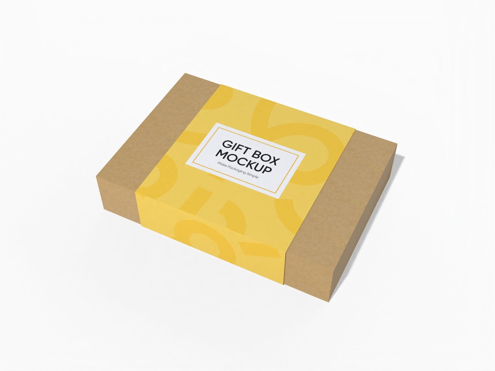 Custom sleeve gift box mockup Custom sleeve gift box mockup