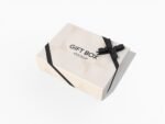 Jewelry gift box mockup