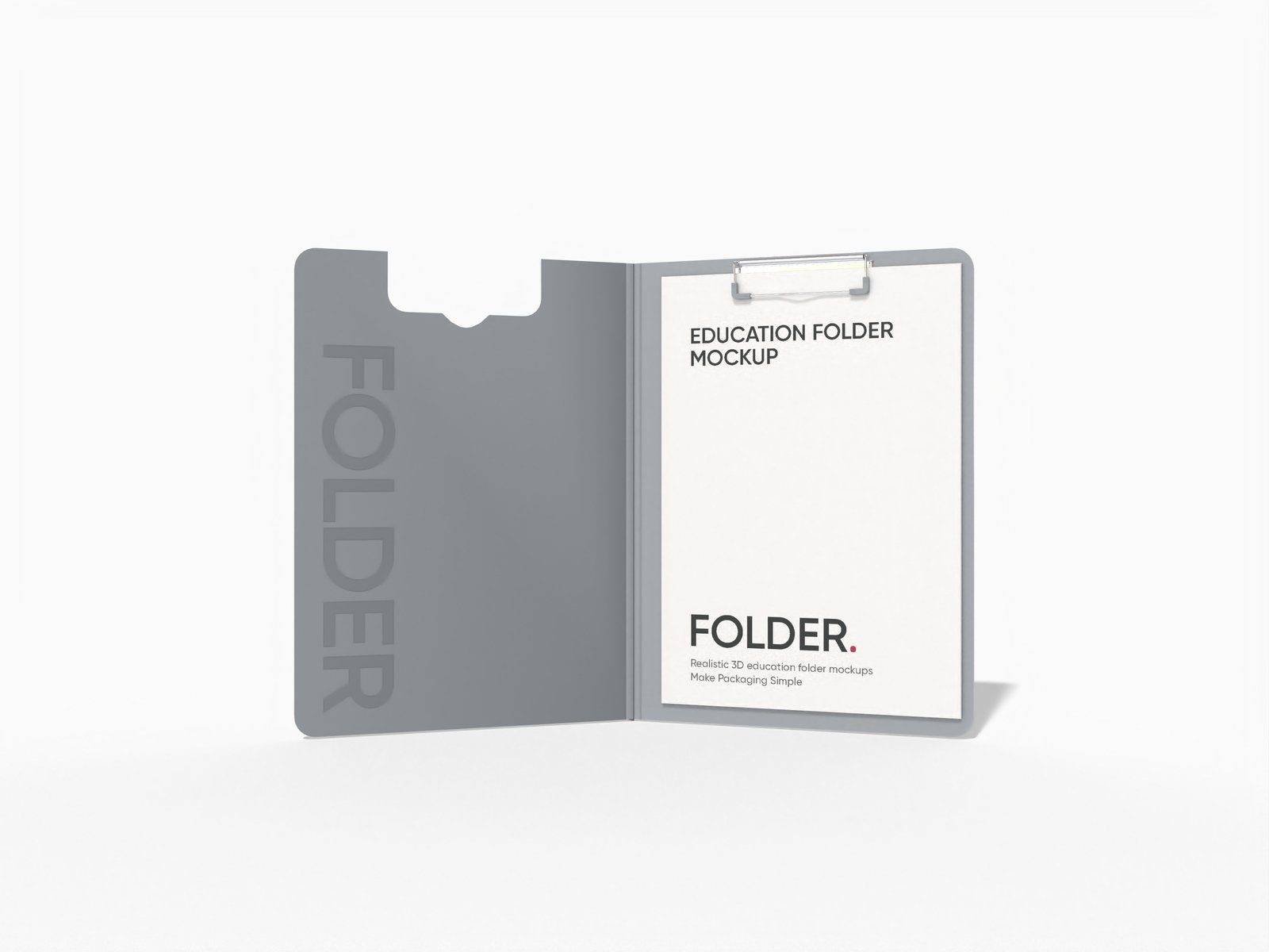 Education folder mockup Education folder mockup