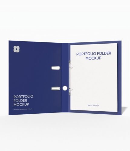 Portfolio folder mockup