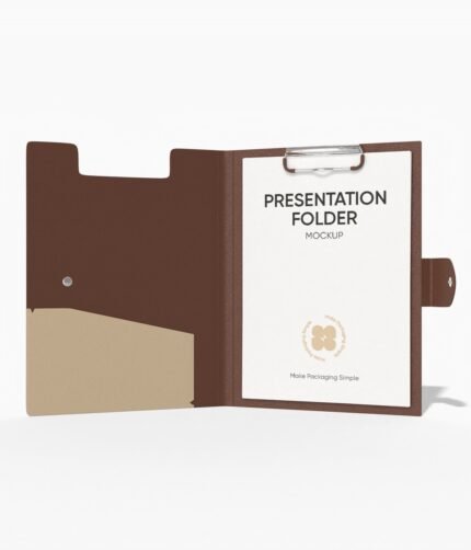 Presentation folder mockup