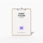 Event folder mockup