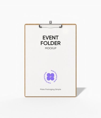 Event folder mockup