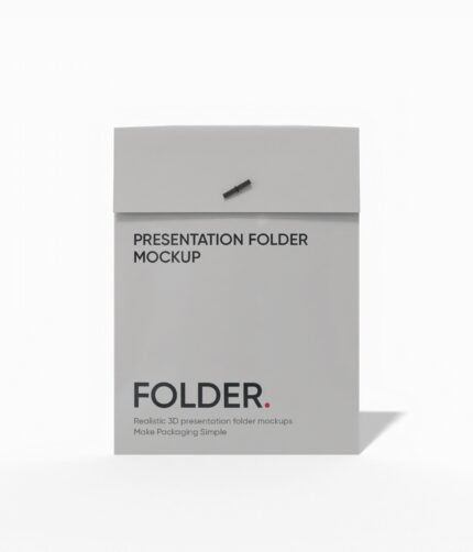 Presentation folder mockup