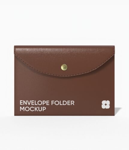 Envelope folder mockup
