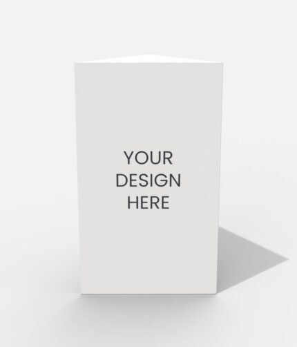 Polygonal boxes triangle buckle bottoms mockup 180150