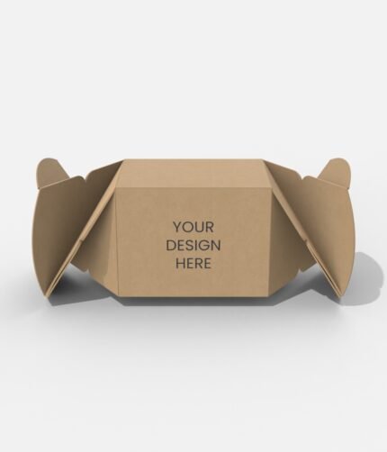 Sphere surprise gift box mockup