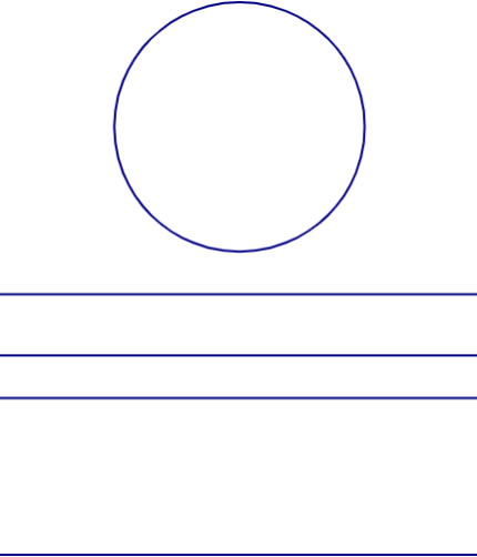 Round birthday gift box mockup