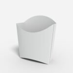 French fries box potato chips box paper mockup 603800