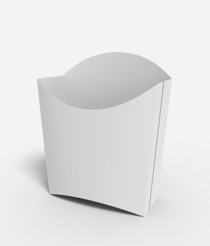 French fries box potato chips box paper mockup 603800