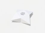 Paper star box mockup