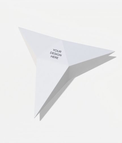 Star shaped box template mockup