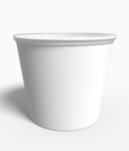 Soup cup with lid mockup 601410