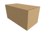 Folding cardboard box mockup