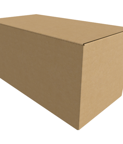 Folding cardboard box mockup