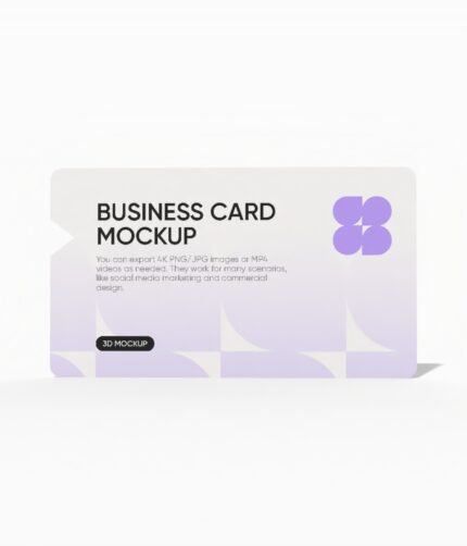Business card mockup