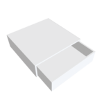 Square drawer box mockup