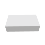 Flat square box mockup