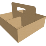 Tray box with handle mockup 120221