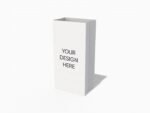 Slim paper shopping bag mockup