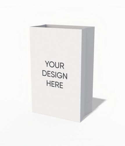 Paper shopping bag mockup