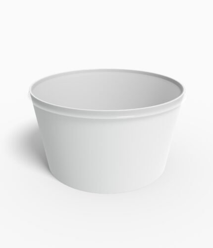 Soup cup with lid mockup 601430