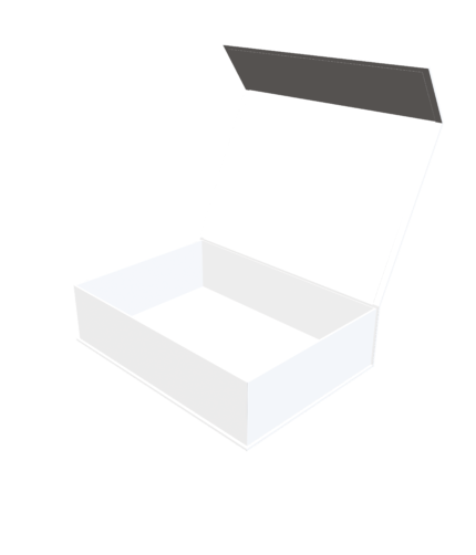 Magnetic gift box mockup