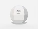 Paper sphere mockup