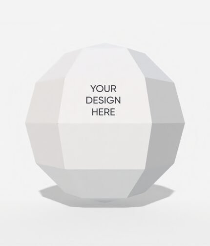 Paper sphere mockup