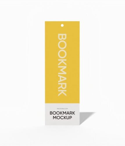 2 x 6" bookmark mockup