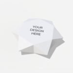Six pointed star template mockup