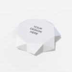 DIY 3D Star box template mockup