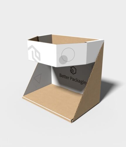 Display boxes/stands hexagonal polygonal mockup 175070