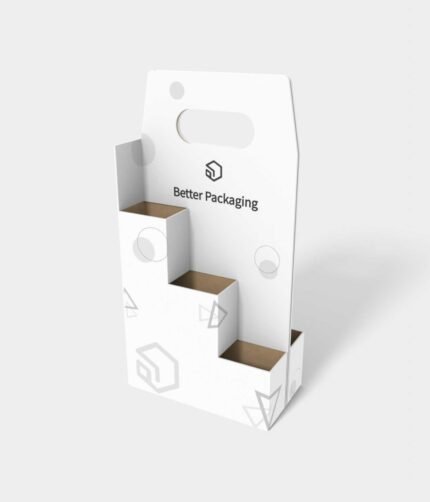Vertical hole display stands with handles display boxes/stands mockup 175080