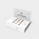 Display boxes/stands round holes right angle mockup 175111