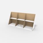 2 step display stands with 6 grids mockup 175150