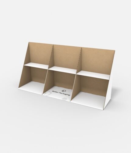 2 step display stands with 6 grids mockup 175150