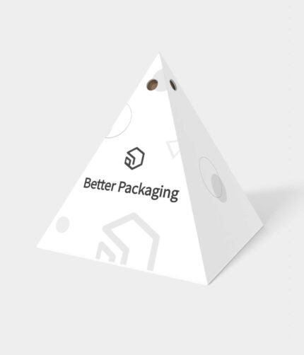 Polygonal boxes conical paper mockup 180030