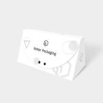 Trapezoid shape business card boxes polygonal mockup 180070