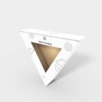 Regular triangle mortise lock boxes with window polygonal mockup 180081