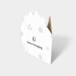 Polygonal boxes triangle double snap locks mockup 180101