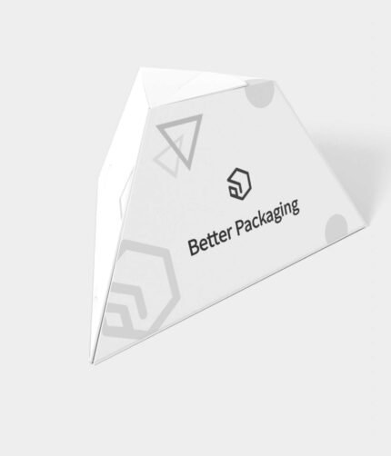 Polygonal boxes triangle bottom lock inserts mockup 180130